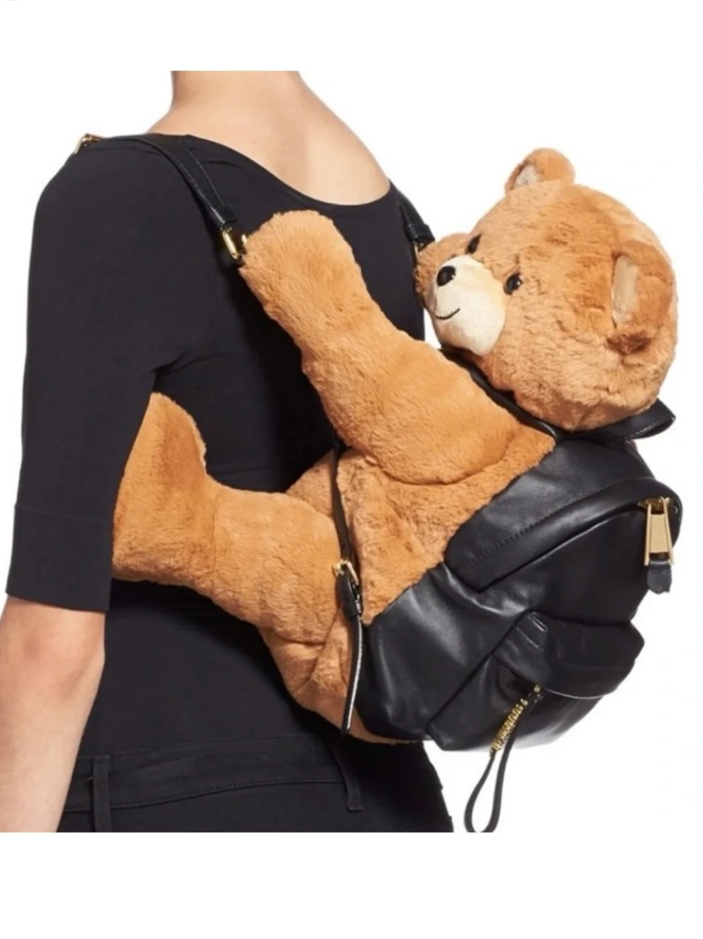 Authentic Moschino Bear Backpack plush